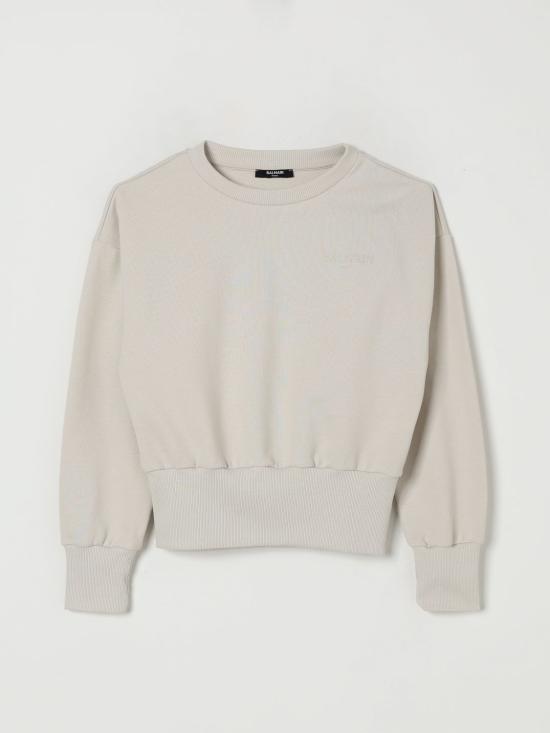 25FW [키즈] 발망 풀오버 BX4A10Z3183 107BG Beige