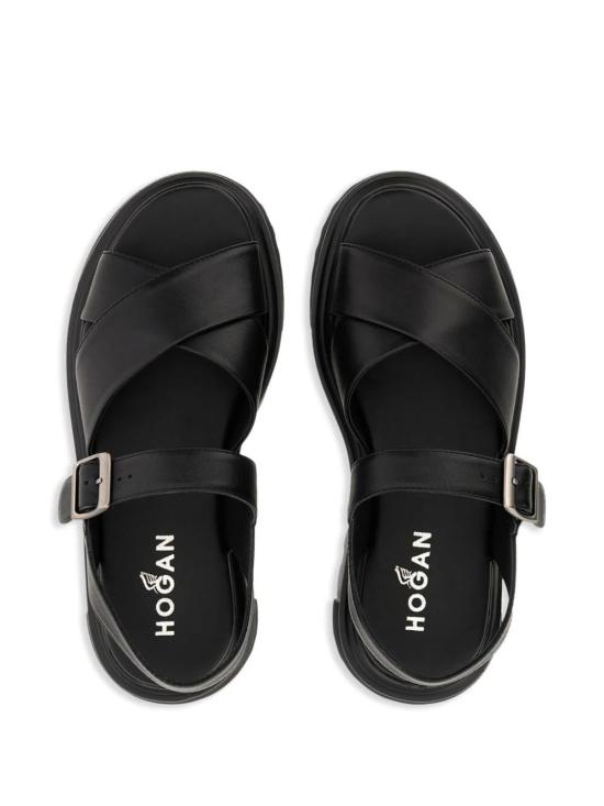  호간 샌들 HXW6440FJ20LE9 B999 BLACK - HOGAN