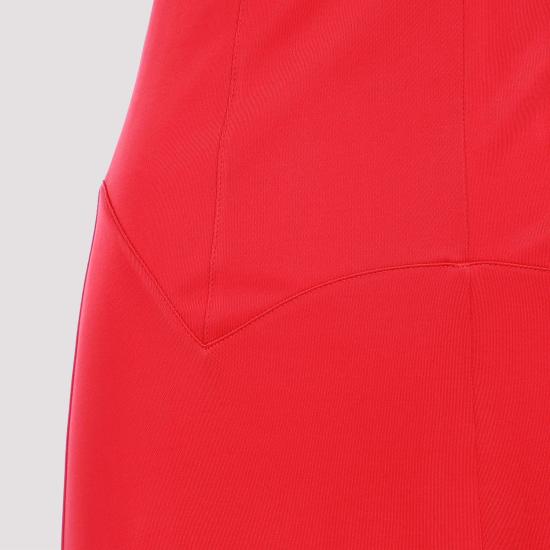  랑방 롱 원피스 RWDR00074893P24 340 RED - LANVIN