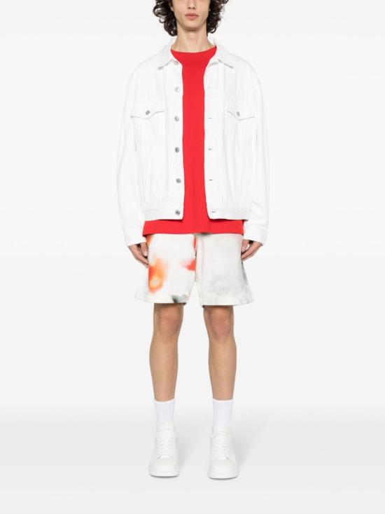  알렉산더 맥퀸 스트레이트 팬츠 776277QXAAS9113 WHITE - ALEXANDER MCQUEEN