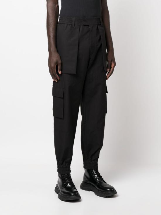  알렉산더 맥퀸 스트레이트 팬츠 746127QVS771000 BLACK - ALEXANDER MCQUEEN