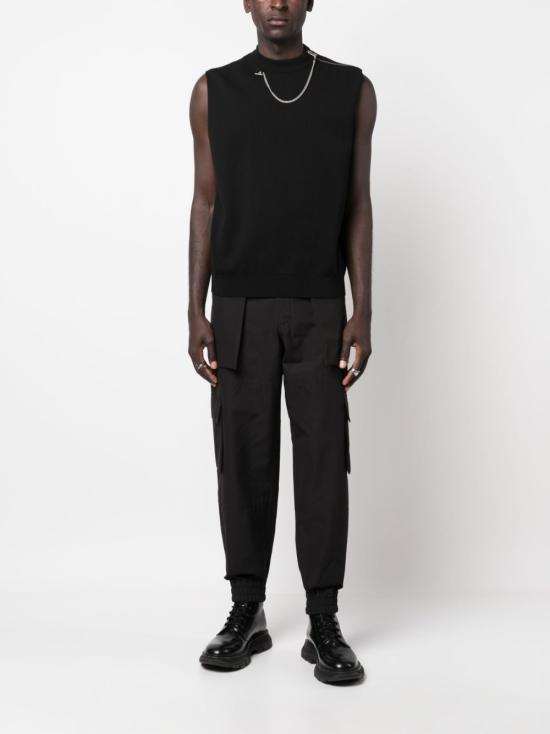  알렉산더 맥퀸 스트레이트 팬츠 746127QVS771000 BLACK - ALEXANDER MCQUEEN