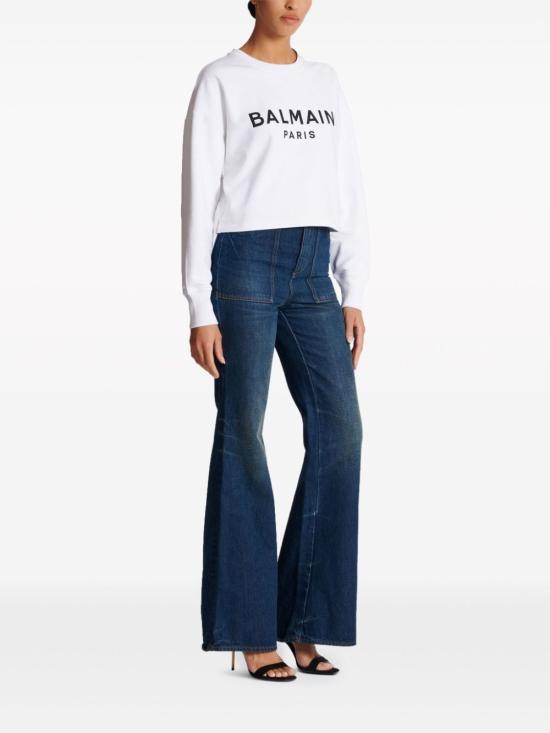  발망 스웨터 CF1JO065BB02GAB WHITE - BALMAIN