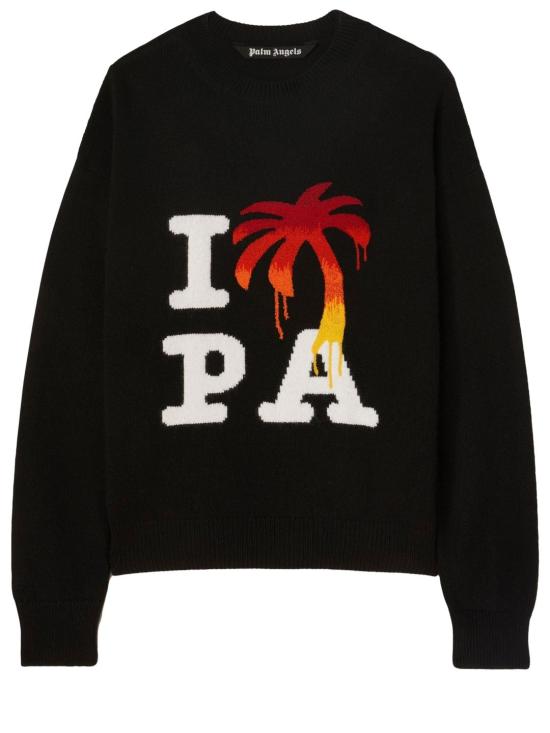  팜앤젤스 스웨터 PMHE054F23KNI0061025 BLACK