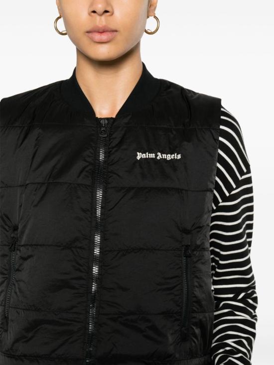  팜앤젤스 베스트 PWEA118S24FAB0011003 Black - PALM ANGELS