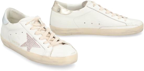  골든구스 SUPER STAR 슈퍼 스타 클래식 스니커즈 GWF00101F00538910622 WHITE SILVER PLATINUM - GOLDEN GOOSE
