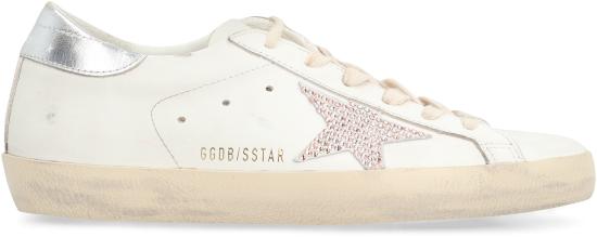  골든구스 SUPER STAR 슈퍼 스타 클래식 스니커즈 GWF00101F00538910622 WHITE SILVER PLATINUM - GOLDEN GOOSE