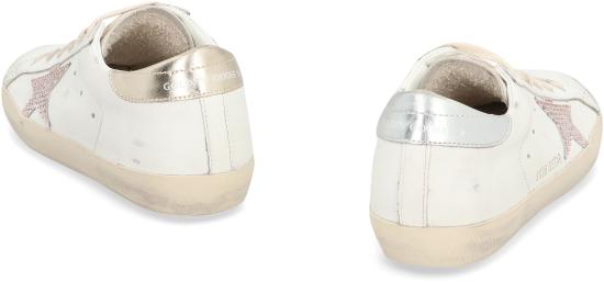 골든구스 SUPER STAR 슈퍼 스타 클래식 스니커즈 GWF00101F00538910622 WHITE SILVER PLATINUM - GOLDEN GOOSE
