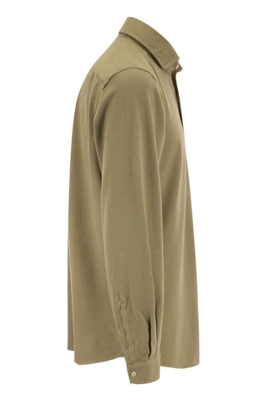  페이 긴팔 셔츠 NRMA348257TVXF C813 KAKI - FAY