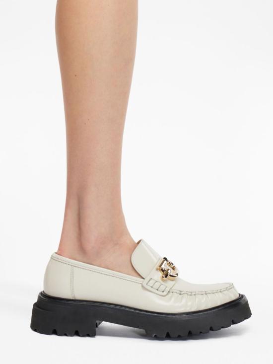  살바토레 페라가모 로퍼 01G019763905002 WHITE - SALVATORE FERRAGAMO