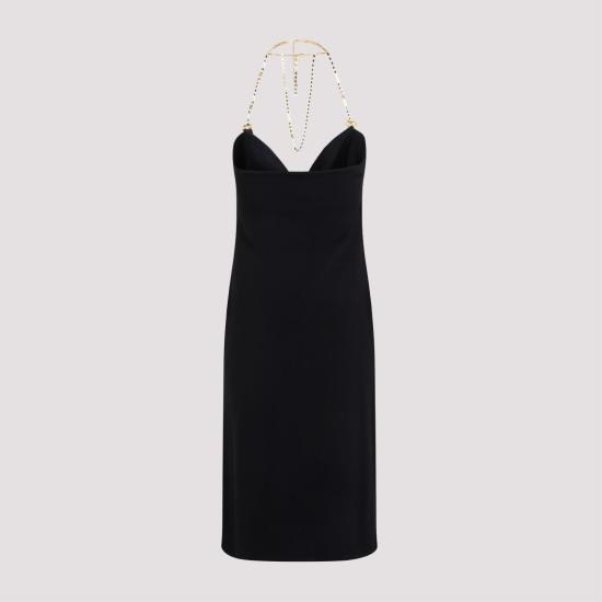  보테가베네타 미디 원피스 773543V3O30 1000 black - BOTTEGA VENETA