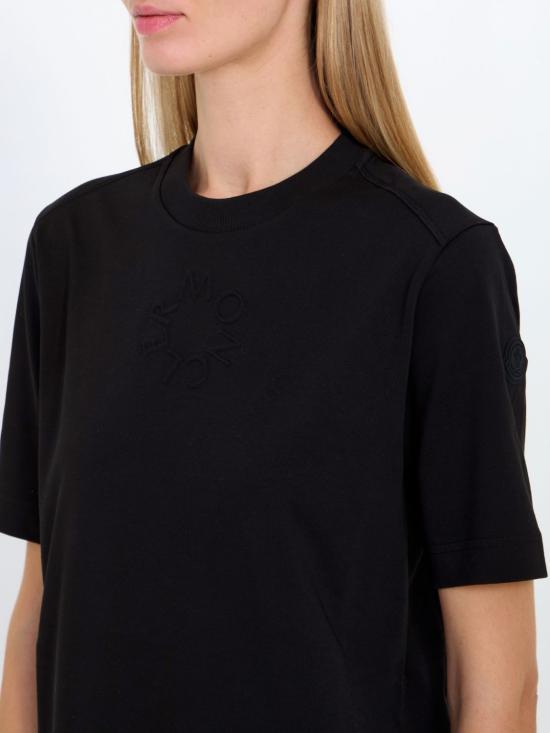  몽클레어 반팔 티셔츠 8C 000289A17 999 BLACK - MONCLER