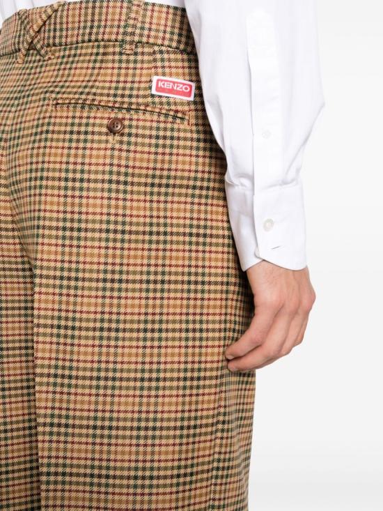  겐조 스트레이트 팬츠 FD65PA2149GH14 DARK CAMEL - KENZO