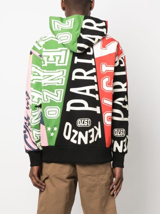  겐조 VARSITY 바시티 가디건 FD55SW4924MFMU MULTICOLOR - KENZO