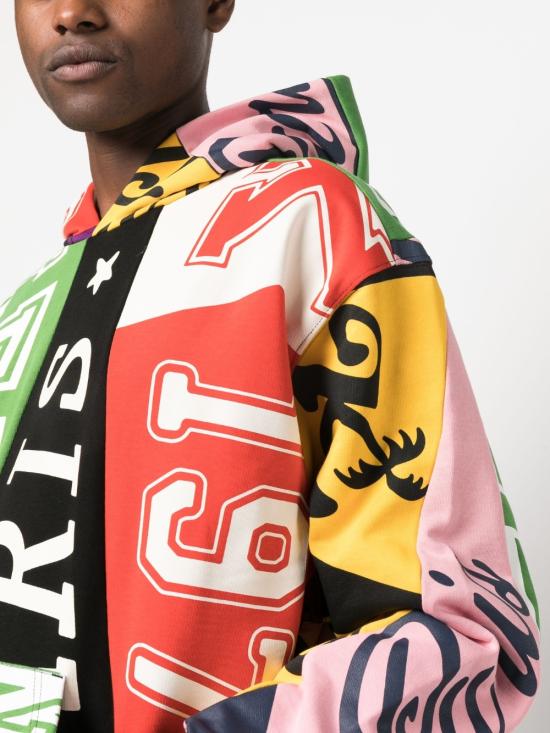  겐조 VARSITY 바시티 가디건 FD55SW4924MFMU MULTICOLOR - KENZO