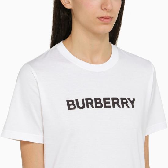 25SS 버버리 로고 코튼 티셔츠 8080325148164 A1464 White - BURBERRY