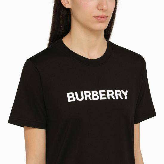 25SS 버버리 로고 코튼 티셔츠 8080324148164 A1189 black - BURBERRY