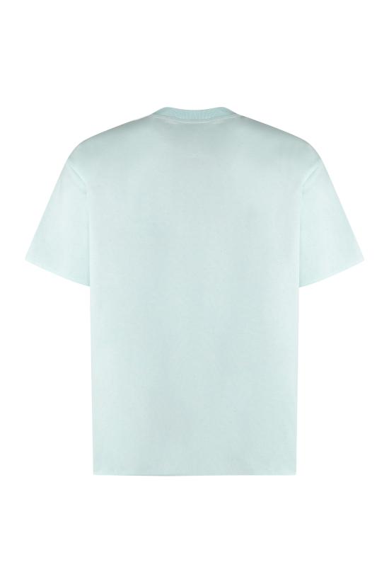  보테가베네타 반팔 티셔츠 744998V16E0 4602 Light Blue - BOTTEGA VENETA