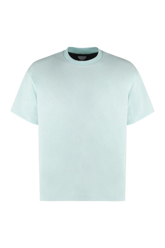  보테가베네타 반팔 티셔츠 744998V16E0 4602 Light Blue