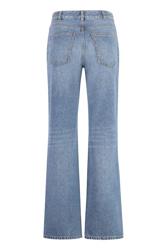  끌로에 스트레이트 팬츠 CHC24SDP03157 470 Denim - CHLOE