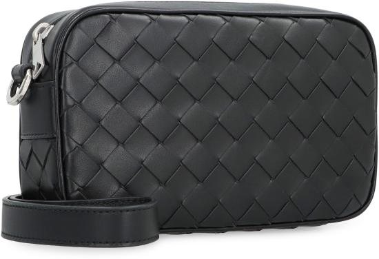  보테가베네타 인트레치아토 미니 카메라백 765911V2HL1 8803 black - BOTTEGA VENETA