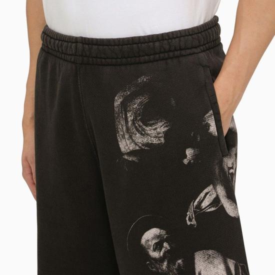  오프화이트 숏팬츠 OMCI016C99FLE001 1077 black - OFF WHITE
