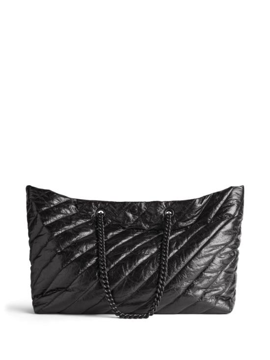  발렌시아가 크러쉬 라지 캐리 올 사우스 백 7717182AAWW 1000 black - BALENCIAGA