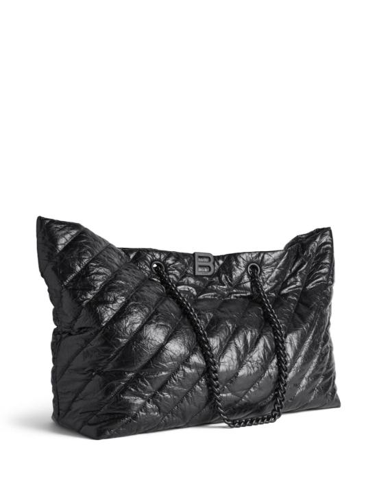  발렌시아가 크러쉬 라지 캐리 올 사우스 백 7717182AAWW 1000 black - BALENCIAGA