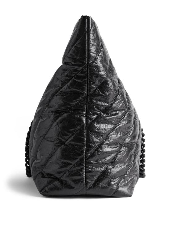  발렌시아가 크러쉬 라지 캐리 올 사우스 백 7717182AAWW 1000 black - BALENCIAGA