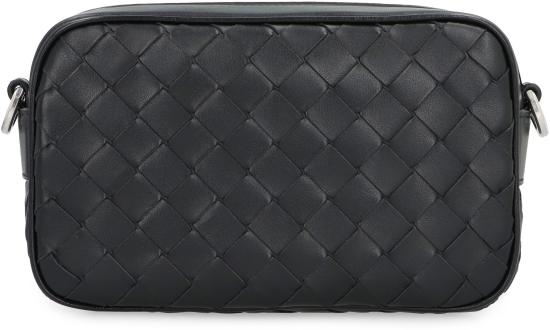  보테가베네타 인트레치아토 미니 카메라백 765911V2HL1 8803 black - BOTTEGA VENETA