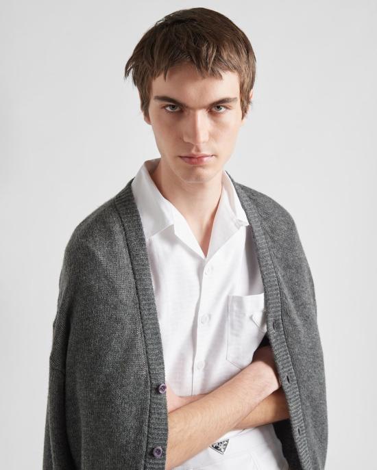  프라다 반팔 셔츠 UCS4141VJP BIANCO - PRADA