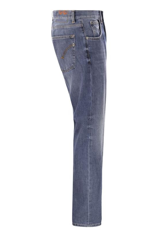  돈답 스트레이트 팬츠 UP576DF0261UGY7DU 800 MEDIUM DENIM - DONDUP