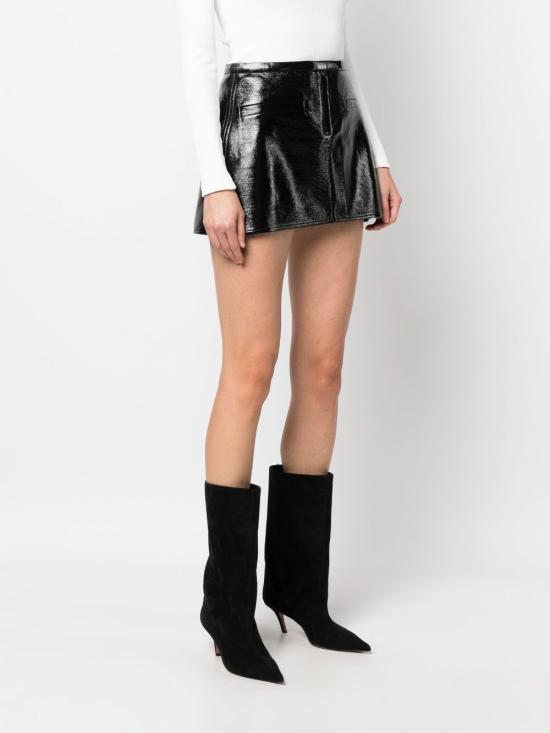  쿠레쥬 숏 스커트 323CJU116VY00149999 BLACK - COURREGES