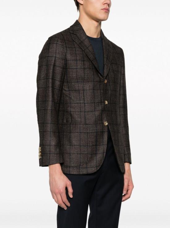  사르토리오 수트 자켓 SG1250S0692103000BRWBL BROWN BLU - SARTORIO