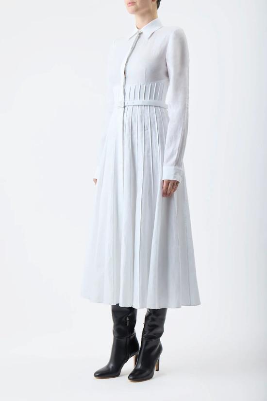  가브리엘라허스트 미디 원피스 3244252LA003 white - GABRIELA HEARST