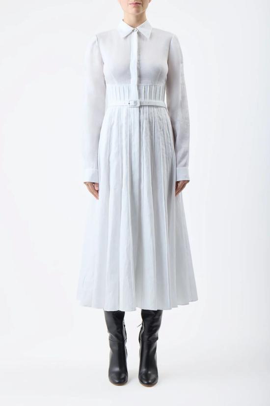  가브리엘라허스트 미디 원피스 3244252LA003 white - GABRIELA HEARST