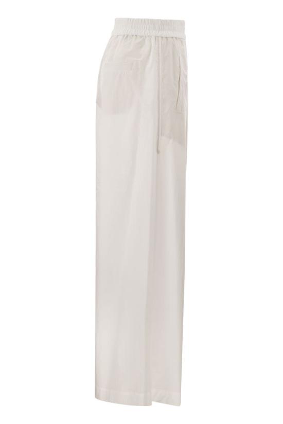  브루넬로 쿠치넬리 스트레이트 팬츠 ML949P8531 C001 WHITE - BRUNELLO CUCINELLI