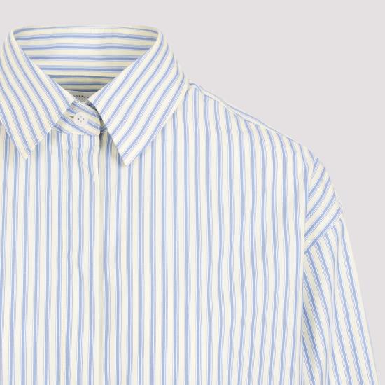  빅토리아 베컴 반팔 티셔츠 1124WSH005206C CHAMOMILE BLUE - VICTORIA BECKHAM