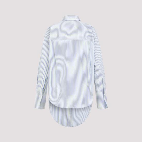  빅토리아 베컴 반팔 티셔츠 1124WSH005206C CHAMOMILE BLUE - VICTORIA BECKHAM