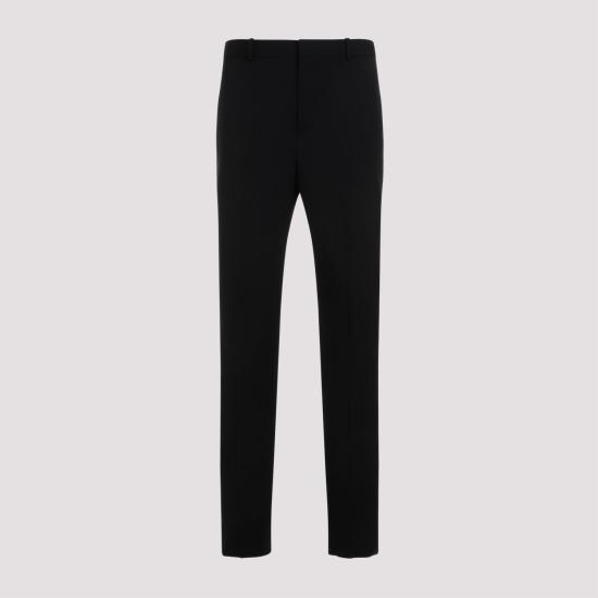  생로랑 스트레이트 팬츠 751477Y7E63 1000 BLACK - SAINT LAURENT
