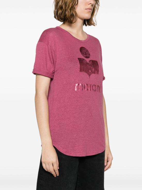  이자벨마랑에뚜왈 반팔 티셔츠 TS0004FAA1N10ESEPK SLATE ROSE PINK - ISABEL MARANT ETOILE