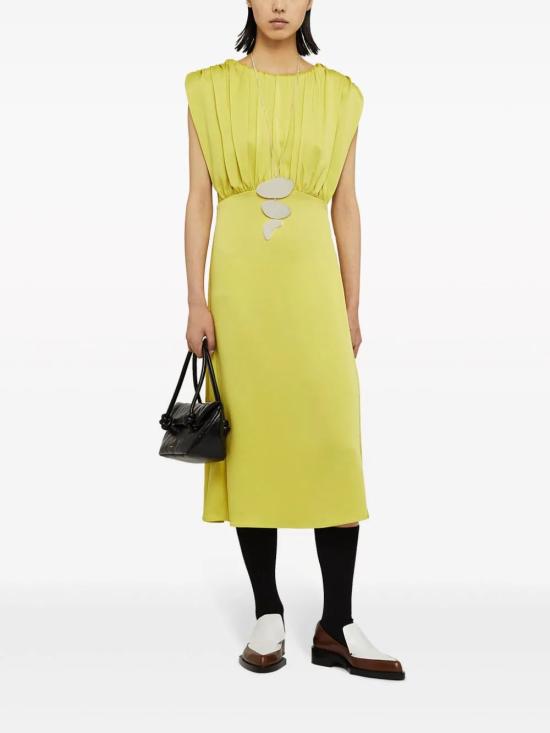  질샌더 미디 원피스 J01CT0161 J76018341 VERDE LIMA - JIL SANDER