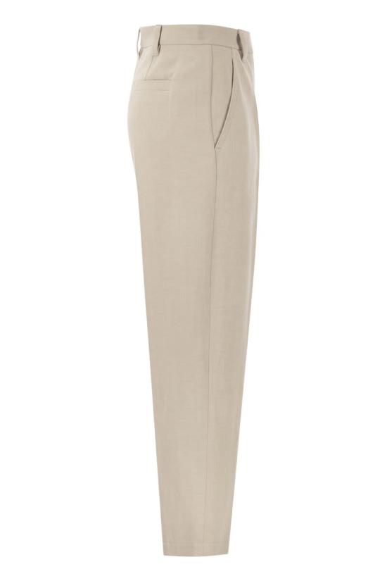  브루넬로 쿠치넬리 스트레이트 팬츠 MH579P8607 C9593 SAND - BRUNELLO CUCINELLI