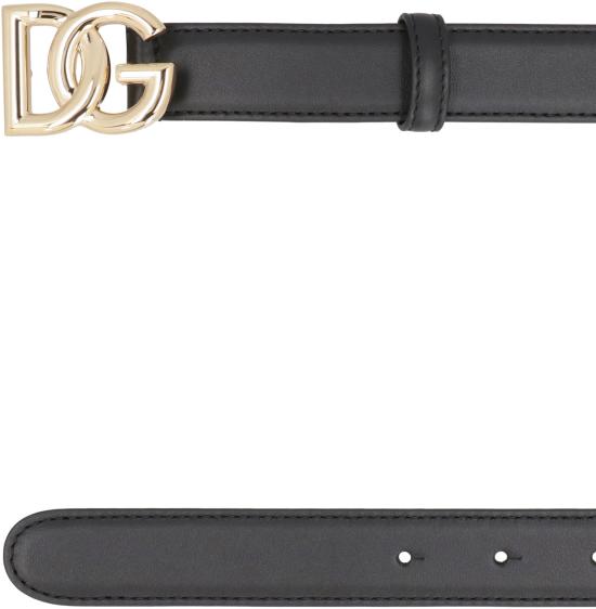 26FW 돌체앤가바나 레귤러 벨트 BE1447AW576 80999 BLACK - DOLCE & GABBANA