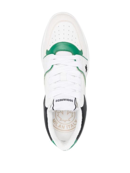  디스퀘어드2 스니커즈 SNM031501606243M2724 BIANCO VERDE NERO - DSQUARED2