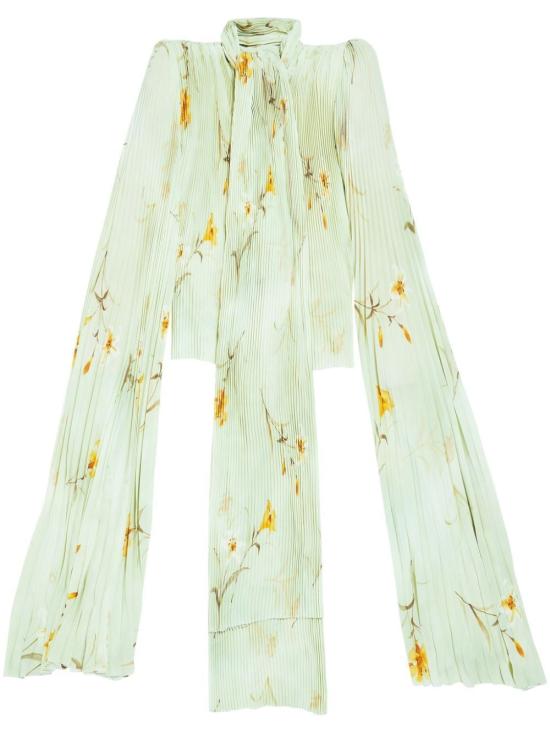  발렌시아가 반팔 티셔츠 768704TPL32 3001 GREEN