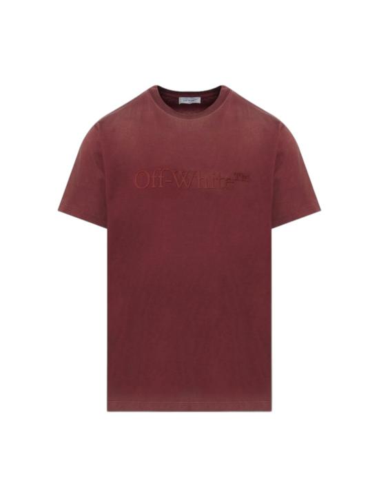  오프화이트 반팔 티셔츠 OMAA027F23JER009 PUMPKIN