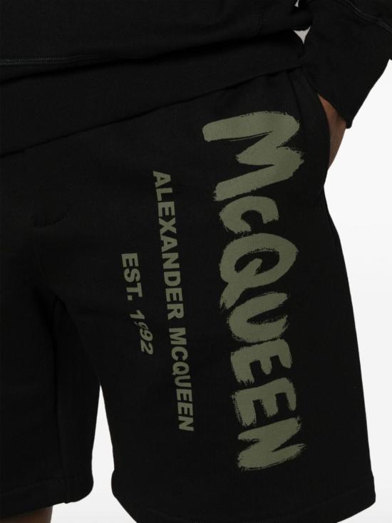  알렉산더 맥퀸 숏팬츠 688717QTAAB BLACKKHAKI - ALEXANDER MCQUEEN