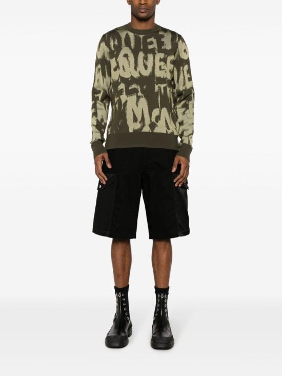  알렉산더 맥퀸 스트레이트 팬츠 774968QYAAC BLACK - ALEXANDER MCQUEEN
