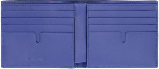  버버리 반지갑 8078347146765 B7323 blue - BURBERRY